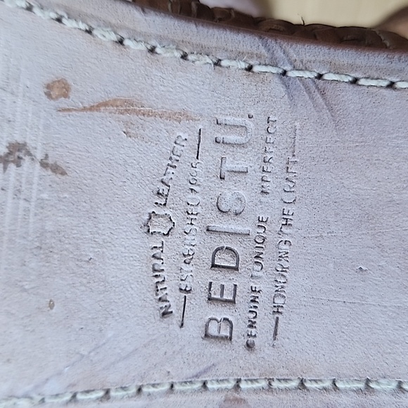 Bed Stu Capriana Gladiator Distressed Leather Sandals Size 6.5 - Picture 12 of 12